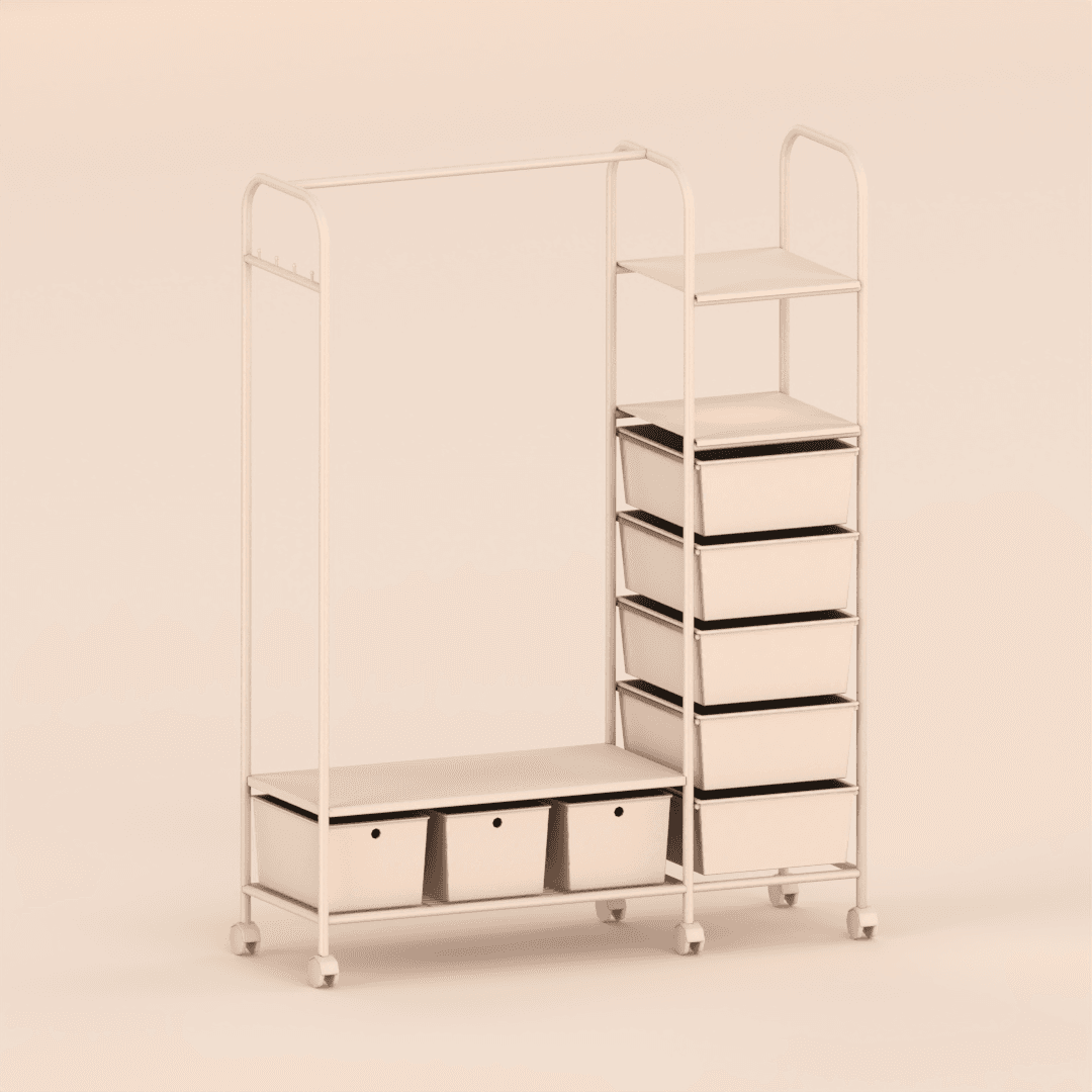 Галерея мода Напольный рейл Floor standing clothes hanger #1